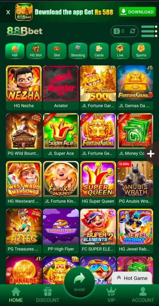 88Bbet Game interface screenshot image.